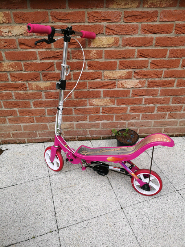 pink space scooter